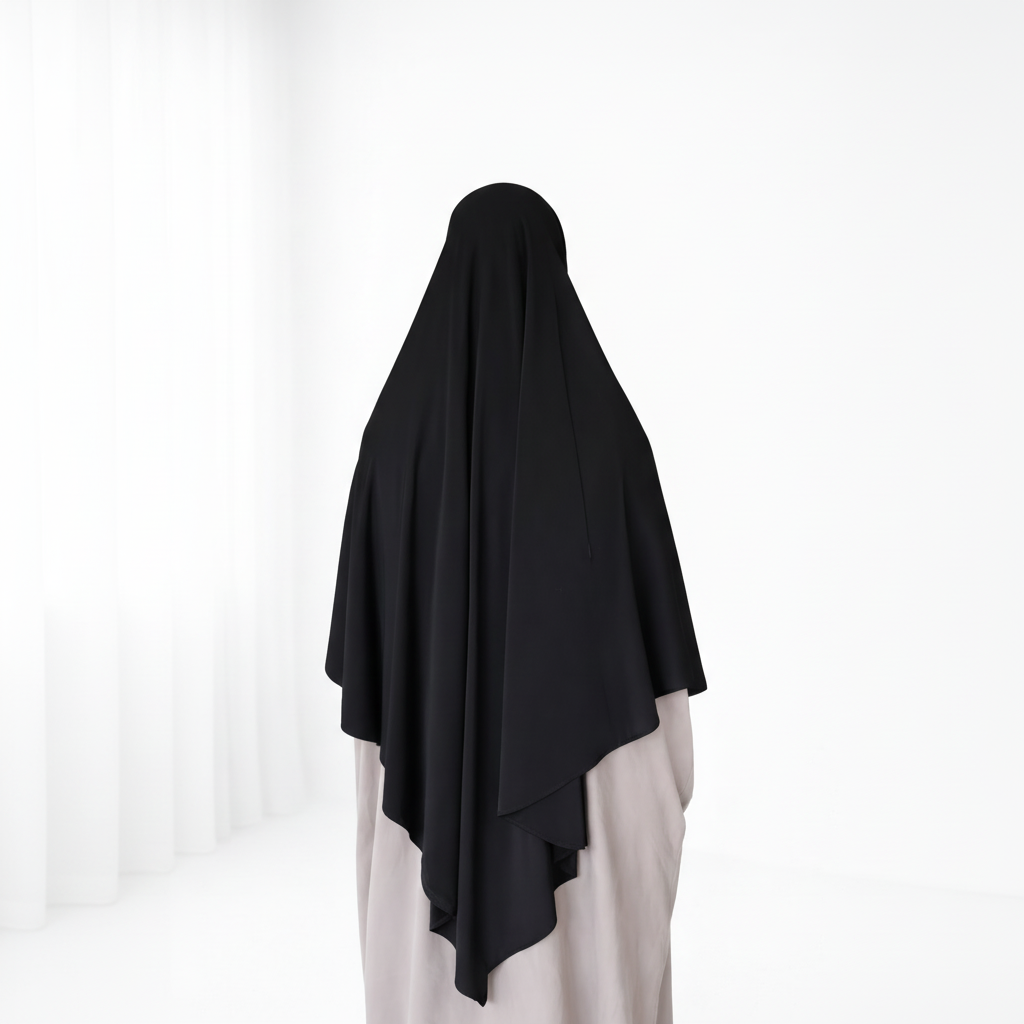 KHIMAR JERSEY PREMIUM NOIR