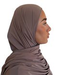HIJAB EN JERSEY PREMIUM TAUPE