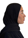 HIJAB JERSEY PREMIUM NOIR