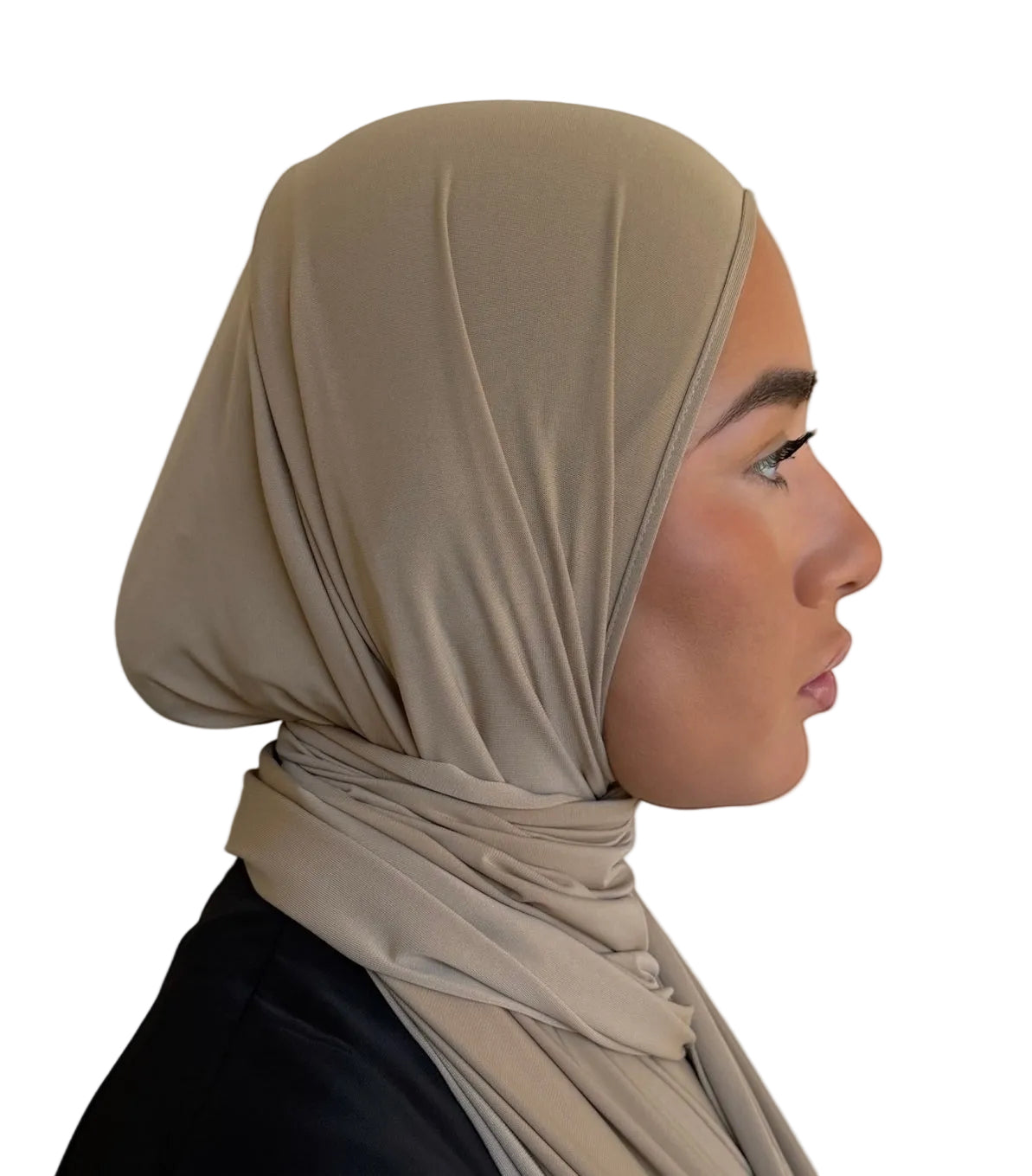 HIJAB EN JERSEY PREMIUM CAPPUCINO