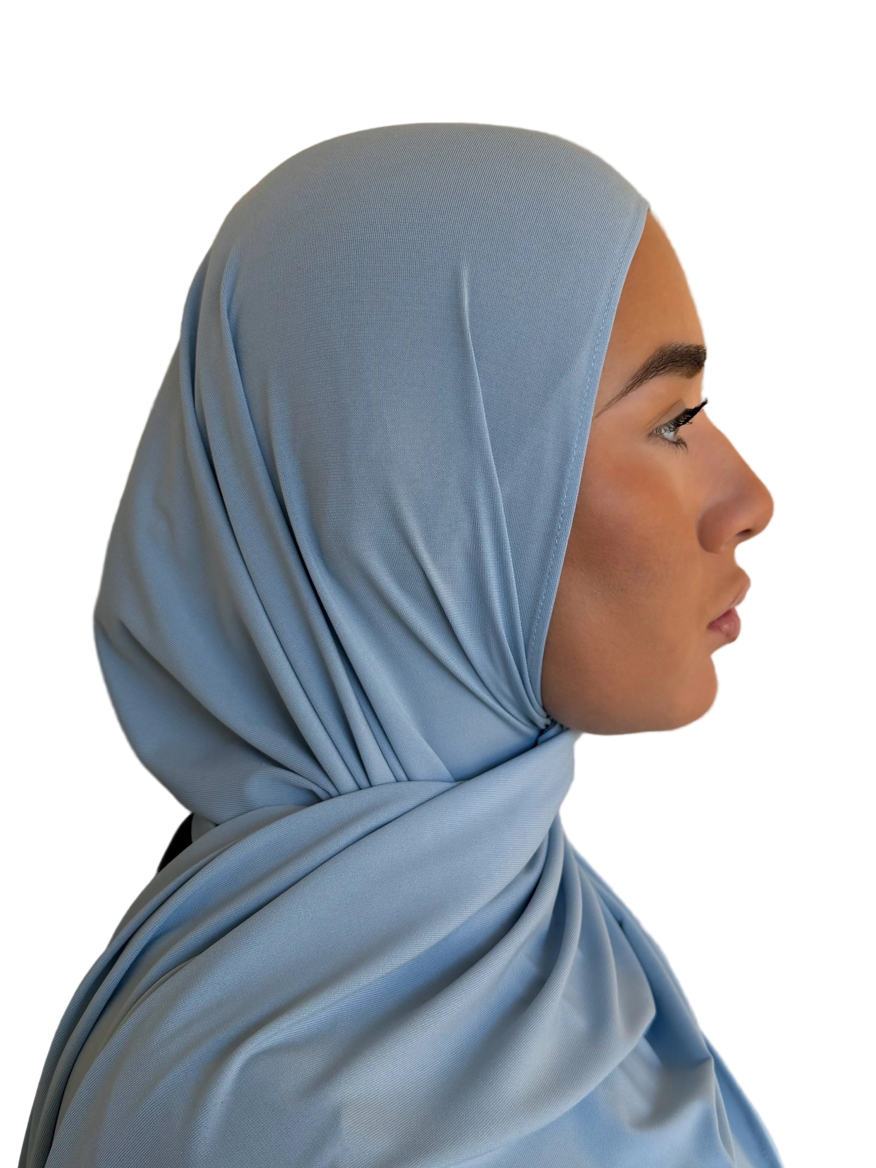 HIJAB EN JERSEY PREMIUM BLEU