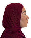 HIJAB JERSEY PREMIUM ROUGE